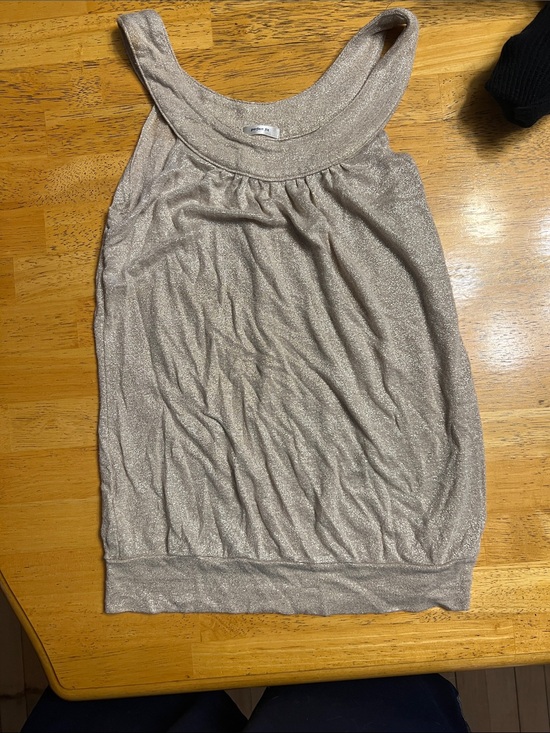 Old Navy Tops - Old Navy Shimmery Taupe Scoop Neck Tank